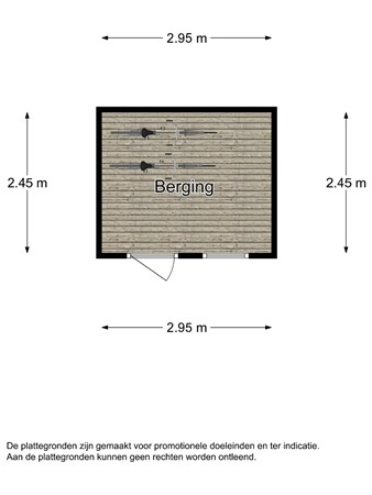 Floorplan - Kievit 12B549, 5111 HD Baarle-Nassau